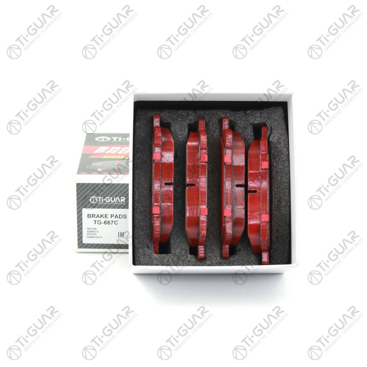 Тормозные колодки TG-667C/PN1470 (КЕРАМИКА)* Ti·GUAR Тормозные колодки TG-667C/PN1470 (КЕРАМИКА)* Ti·GUAR